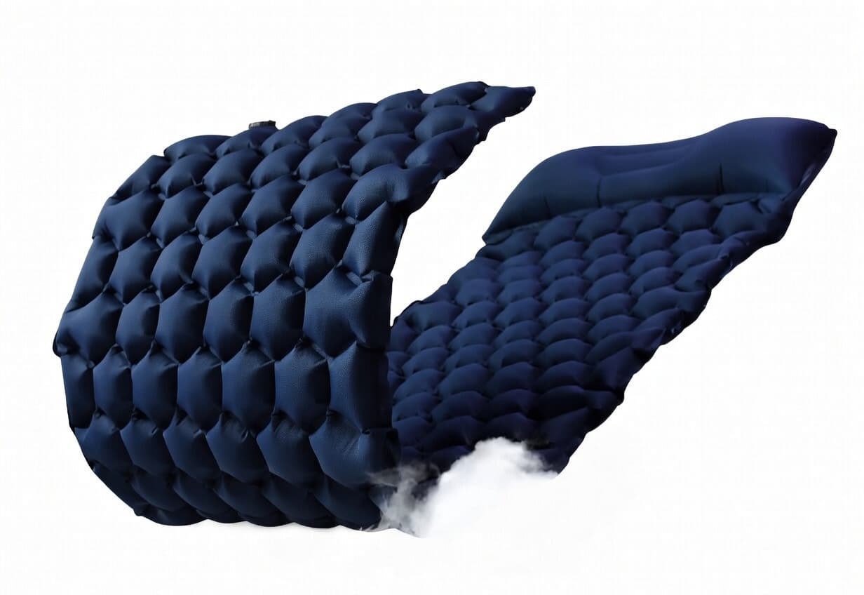 Inflatable No-Pump Hex Pad - Ultralight